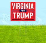 Virginia For Trump Flag Yard Sign