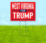 West Virginia For Trump Flag Yard Sign