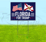Florida For Trump Flag Yard Sign