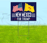 New Mexico For Trump Flag Yard Sign