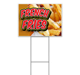 French Fries Yard Sign