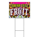 Fresh Cut Fruit Yard Sign