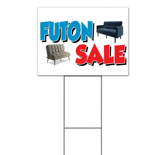 Futon Sale Yard Sign