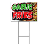 Garlic Fries Yard Sign