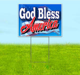 God Bless America Yard Sign