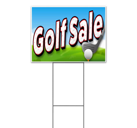 Golf Sale Yard Sign