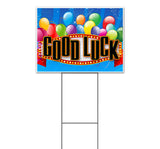 Good Luck Yard Sign