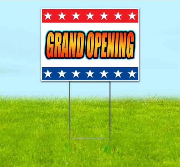 Grand Opening Yard Sign