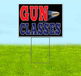 Gun Classes Yard Sign
