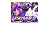 Happy Birthday Anime Character Yard Sign