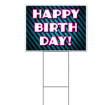 Happy Birthday Yard Sign