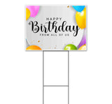 Happy Birthday Yard Sign