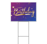 Happy Birthday Yard Sign
