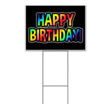 Happy Birthday Yard Sign