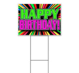 Happy Birthday Yard Sign