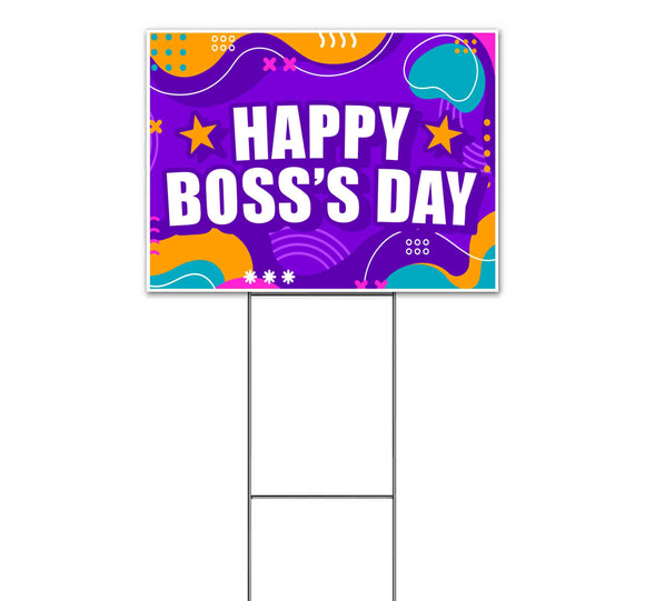 Happy Boss's Day Yard Sign