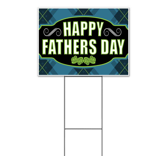 Happy Father's Day Yard Sign