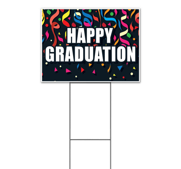 Happy Graduation Yard Sign