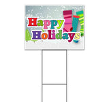 Happy Holidays Yard Sign