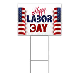 Happy Labor Day Yard Sign