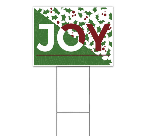 Joy Yard Sign