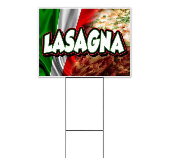 Lasagna Yard Sign