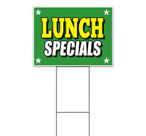 Lunch Specials Yard Sign