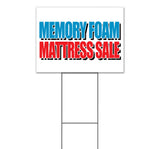 Memory Foam Mattress Special Yard Sign