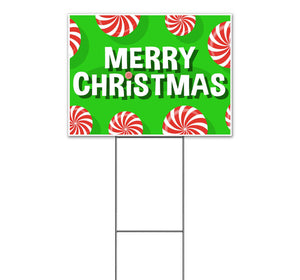 Merry Christmas Yard Sign