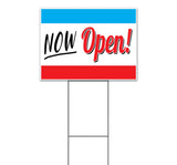 Now Open Yard Sign