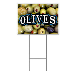 Olives Yard Sign