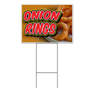 Onion Rings Yard Sign