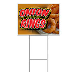 Onion Rings Yard Sign