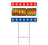 Opening Soon Yard Sign