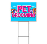 Pet Grooming Yard Sign