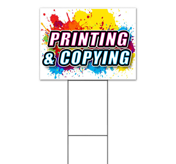Printing & Copying Yard Sign