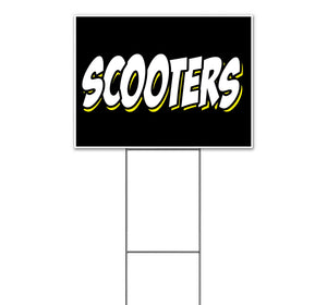 Scooters Yard Sign
