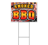 Smoked BBQ Yard Sign