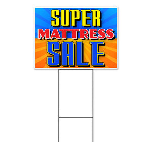Super Mattress Clearance Yard Sign