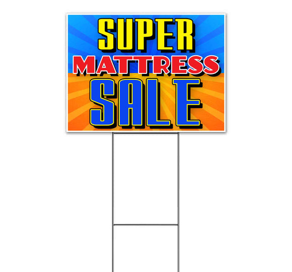 Super Mattress Clearance Yard Sign