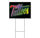 Tattoos Yard Sign