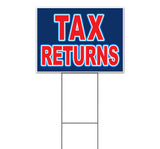 Tax Returns Yard Sign