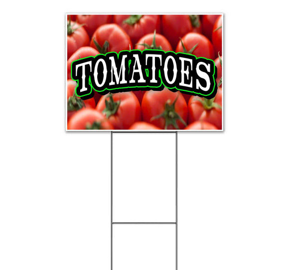 Tomatoes Yard Sign