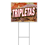 Tripletas Yard Sign