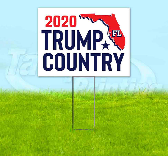 Florida For Trump Flag Yard Sign