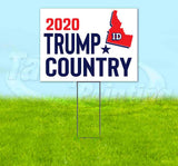 Idaho For Trump Flag Yard Sign