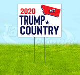 Montana For Trump Flag Yard Sign