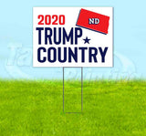 North Dakota For Trump Flag Yard Sign