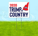 New Hampshire For Trump Flag Yard Sign