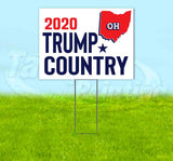 Ohio For Trump Flag Yard Sign